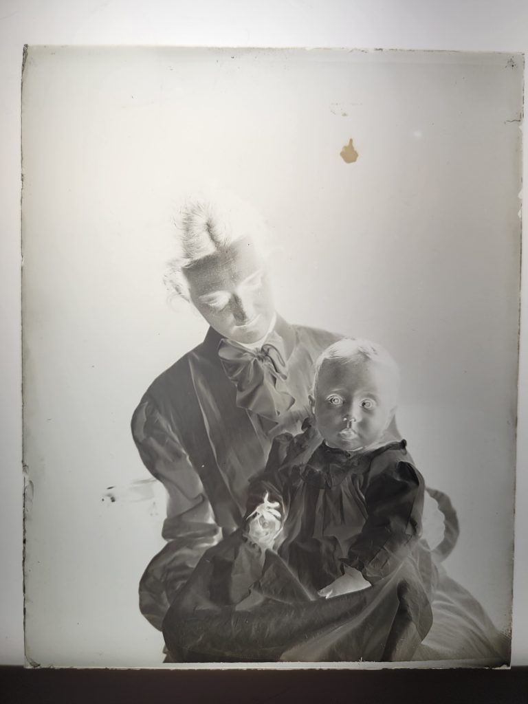 Once you've scanned or photographed your negative, you will end up with a negative image similar to this. It will need to be processed in a photo editing program so that you can see the image properly.