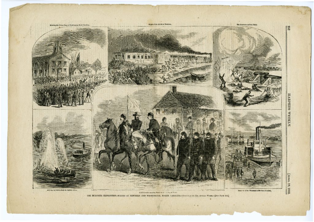 Scenes of New Bern, North Carolina where the 23rd Massachusetts Infantry was stationed.