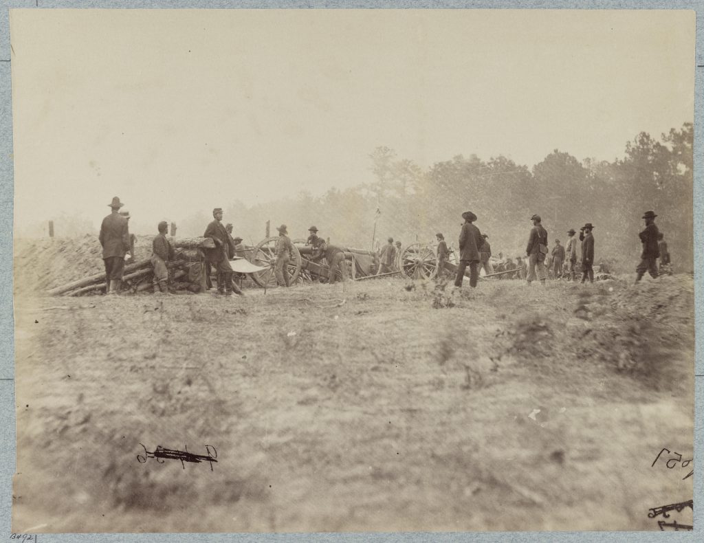 Petersburg fortifications like the ones shown here were once manned by soldiers of the 21st South Carolina Infantry including Robert Alexander Garner.