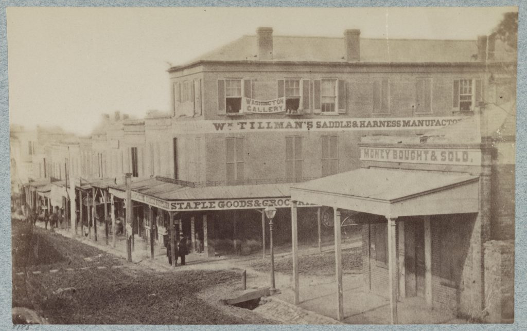 Street view of Vicksburg, Mississippi.