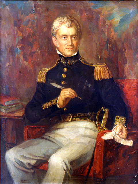 Painting of U.S. Military Academy superintendent Sylvanus Thayer by Robert Walter Weir