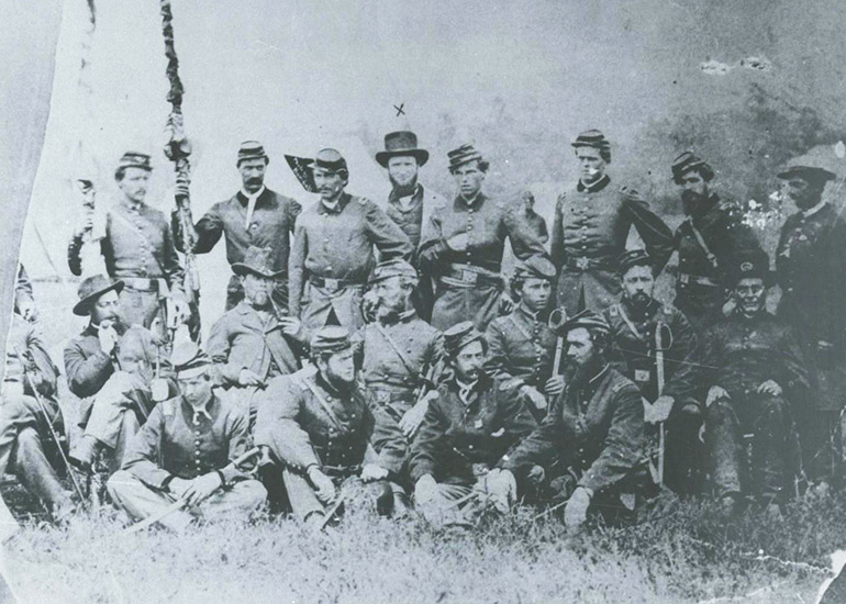 Officers of the 17th Michigan Infantry. Source: https://www.emich.edu/175-anniversary/stories/17th-michigan.php