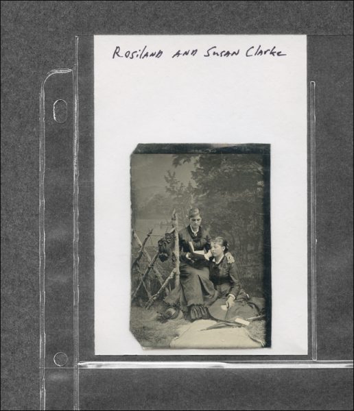 Historic photograph tintype in sleeve